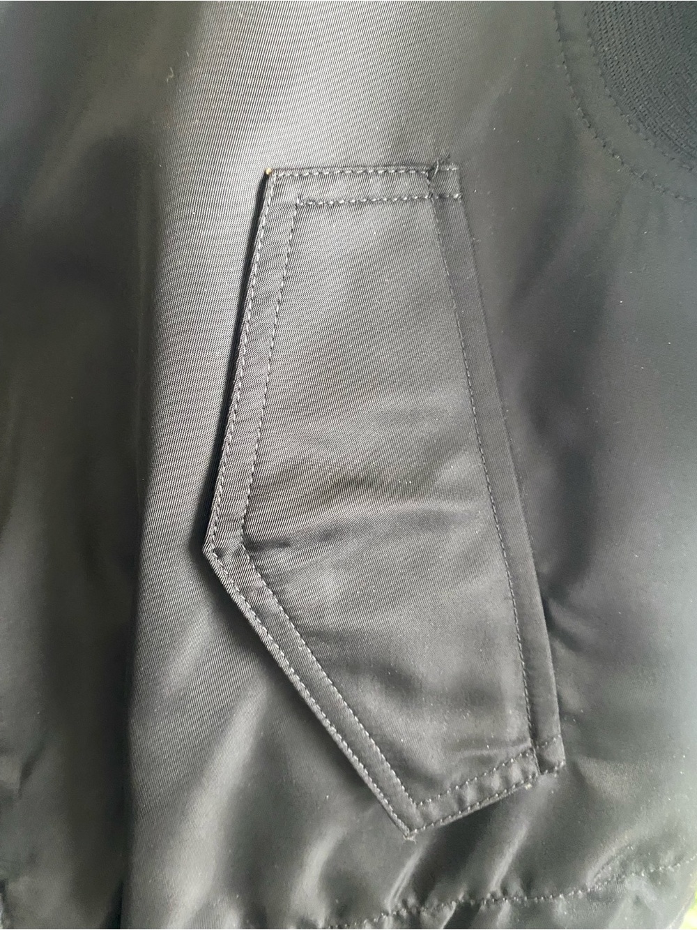 Zara black nylon cropped jacket ML New NWT - Picture 4 of 7
